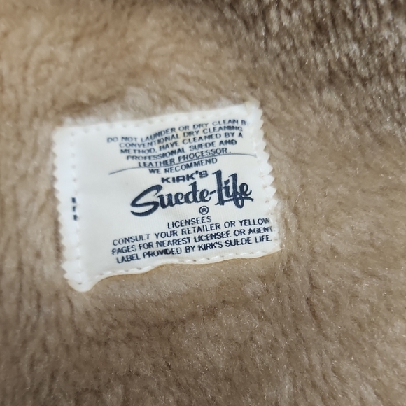 JCPenney Tan Shearling Lined Military Jacket Stranger Things Billy Malboro Man - Picture 12 of 15